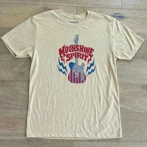 Moonshine Spirit Tee Shirt Beige Medium